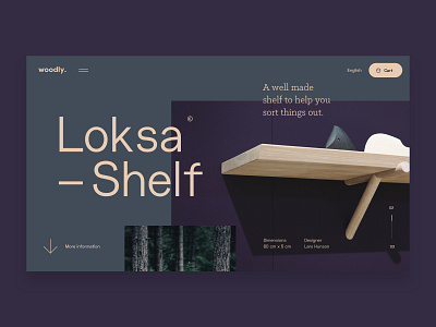 Woodly Concept concept conceptual design digital design flat font graphic homepage interior webdesign