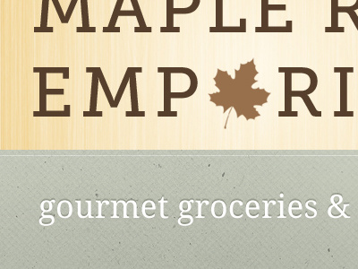 Maple gourmet leaf maple texture