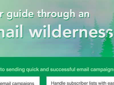 Email Wilderness email web design