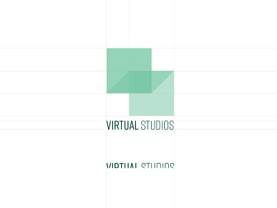Virtual Studios, Branding Design branding concept design designstudio flat graphic green idea identity logo logodesign minimal mint color modern rebrand typography