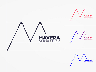Mavera Logo Design art branding cmyk color concept design design art design studio emblem graphic idea identity logo logodesign logotype m letter minimal rebrand rgb typography