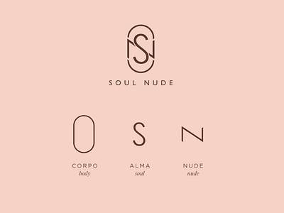 SOUL NUDE MAKEUP design graphicdesign logo logotype visual identity