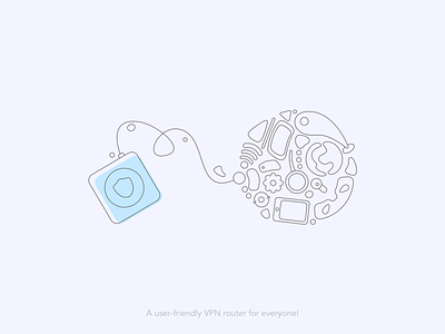 VPN for everyone betterspot design device illustration illustrator vector vpn
