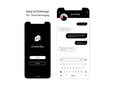 Daily UI Challenge 013 - Direct Messaging