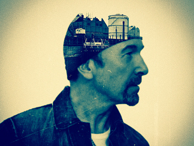 U2 - The Edge Dublin Portrait