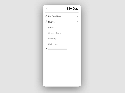 Daily UI Challenge #42 Todo List app dailyui design list minimal todolist typography ui