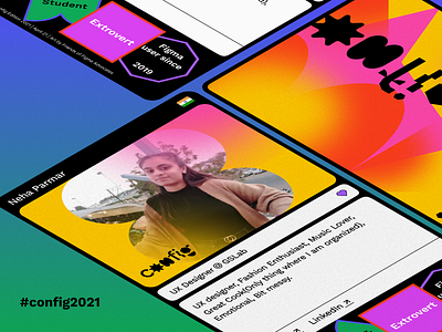 Figma Config2021 Name Card config2021 figmadesign namecard