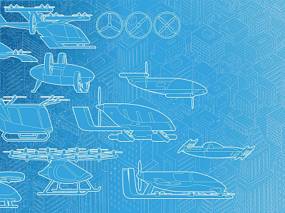Pilot - i2i Art Inc. - ©Carl Wiens airplanes blueprint carl wiens conceptual design diagram editorial graphic i2i art illustration illustrator mechanical scientific illustration technical illustration
