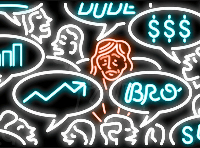 Bro Culture - i2i Art Inc. - ©Weld Williams colorful conceptual contemporary editorial electric graphic i2i art illustration illustrator neon neon lights neon sign weld williams