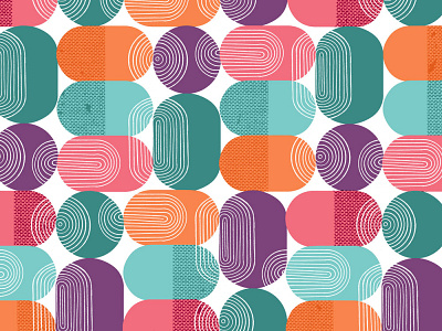 Easter Eggs - i2i Art Inc. - ©Thom Sevalrud bold colorful conceptual design eggs form graphic i2i art illustration illustrator line art pattern shapes texture thom sevalrud