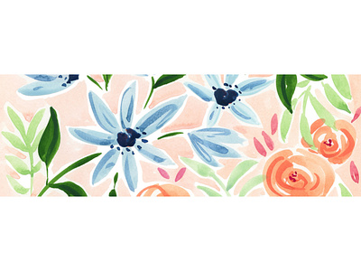 Botanicals - i2i Art Inc. - ©Sabina Fenn botanical colorful contemporary feminine floral floral pattern flowers handpainted i2i art illustration illustrator painterly pattern sabina fenn