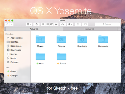 Yosemite for Sketch download freebie interface os x sketch ui yosemite