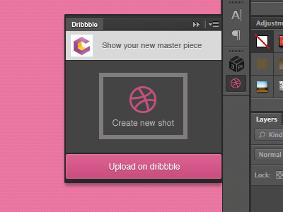 Dribbble Photoshop Plugin dribbble photoshop plugin