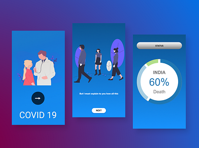 covid 19 app design