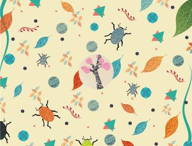 Nature of pattern design graphicdesign illustration