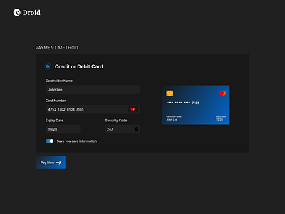 Credit Card Checkout - Daily UI 002 checkout creditcard daily ui 002 daily ui challenge dailyui design ux web design