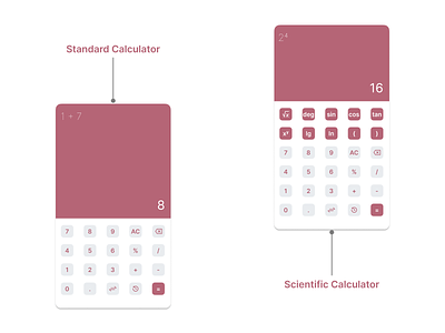 Calculator - Daily UI 004