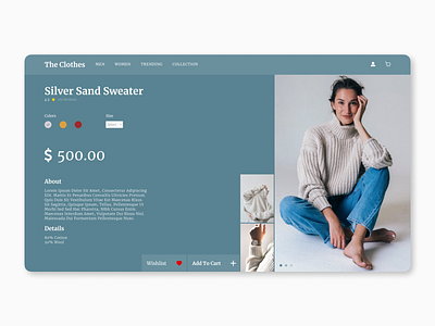 E-Commerce Shop - Daily UI 012