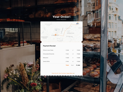 Email Receipt- Daily UI 017 017 dailychallenge dailyui dailyui017 dailyuichallenge017 delivery design email food graphic design illustration order receipt ui ux vector