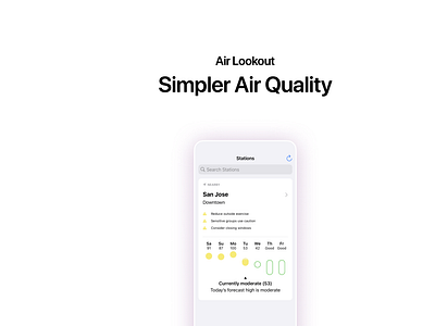 Air Lookout 2.0: Simpler Air Quality