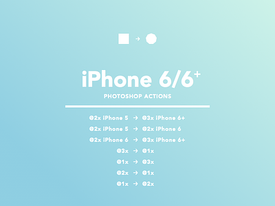 Photoshop Actions for iOS