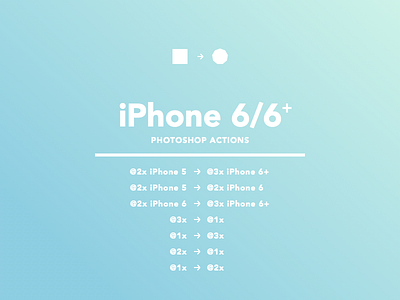 Photoshop Actions for iOS