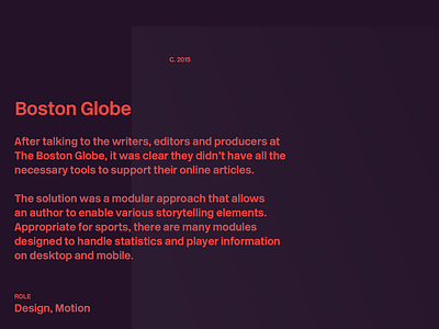 Portfolio Preview 7 boston globe case study colors portfolio