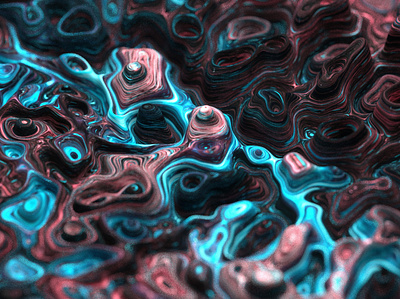 Mars Surface 3d design graphic design houdini motion graphics surface