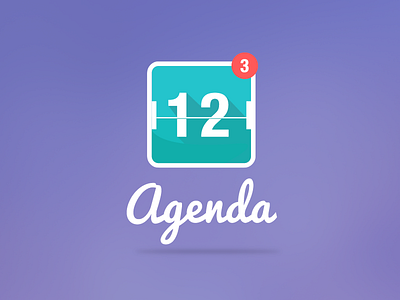 Calendar To-do Icon app blur calendar flat game design gradient icons iphone logo ui ux