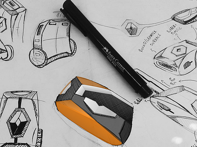 Renault Product Sketches