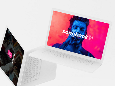 Songback Stream Platform Preview branding logo platform ux web branding