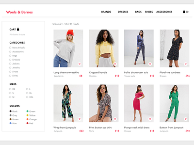 Ecommerce catalogue page design catalog design catalogue catalogue design designs ecommerce fashion fashion app fashion design flat minimal online store personal website portfolio shopping ui ux web website