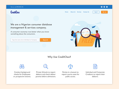 Credit Chex redesign branding design flat illustrator ui ux web website