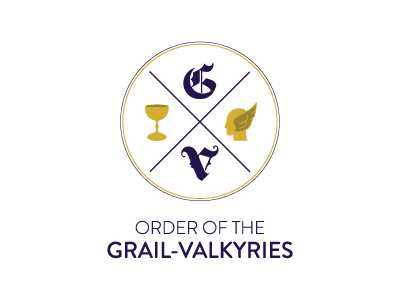 Order of the Grail-Valkyries honorary society logo order of the grail valkyries unc