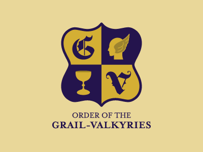 Order of the Grail-Valkyries honorary society logo order of the grail valkyries unc