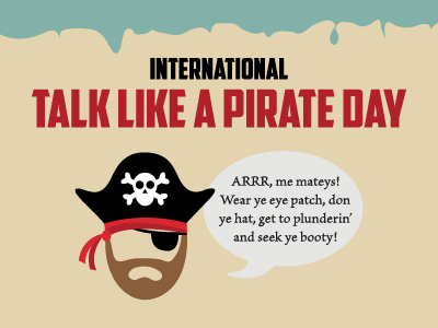 International Talk Like A Pirate Day