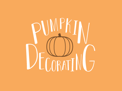 Pumpkin Decorating autumn fall hand lettering pumpkins