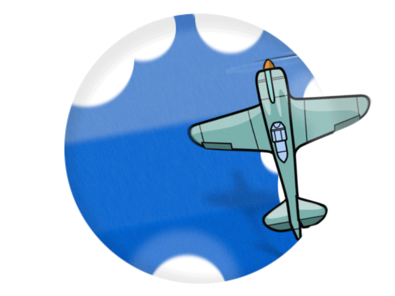 Preloader screen. Plane aftereffects animation best gif illustration illustrator move photoshop plane preloader sketch sky