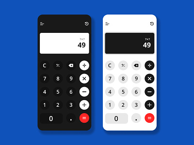 Calculator Design #DailyUI #004 app app design calculator calculator design calculator dribbbble design dribbble graphic design ui ui design ui ux user interface