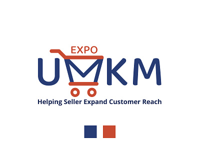 EXPO UMKM APP (Logo Design Online Shopping) #DailyUI #005 branding daily ui dailyui graphic design logo marketplace online marketplace online shop shop shopping shopping app ui