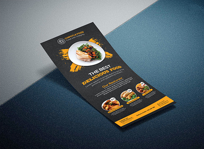 Delicious Food Resturant DL Flyer/Rack Card Design banner banner design brand design brand identity branding brochure design business business flyers commercial corporate creative design dl flyer flyer food graphic design pizza rack card restuarant roll up banner