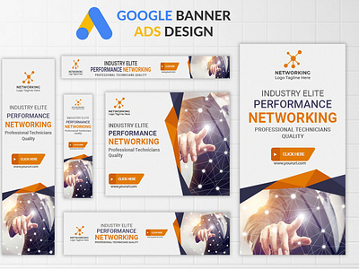 Creative Networking Google Banner Ads Design