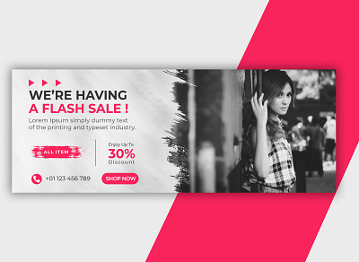 Awesome Fashion Sale Facebook Banner Design banner banner design banners brand design brand identity branding business clothing brand clothing design commercial corporate cover cover design creative design facebook banner facebook cover fashion graphic design sale