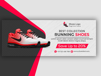 Awesome Looking Shoes Sale Facebook Banner Design