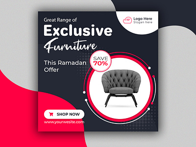 Exclusive Furniture Ramadan Offer Social Media Banner