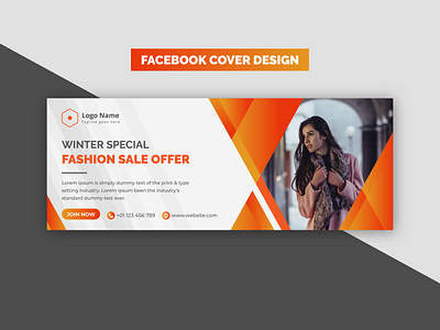 Corporate Modern Clean Creative Abstract Orange Gradient Social