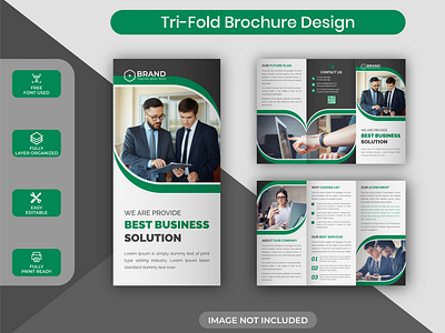 Creative Modern Corporate Business Trifold Brochure Design bifold brochure brand design brochure brochure design brochure template business commercial corporate creative design graphic design modern design trifold trifold brochure trifold brochure design