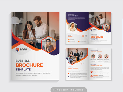 Creative Corporate Bi-Fold Business Brochure Design