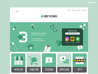 Beyond Pharmacy NAVER BLOG Concept