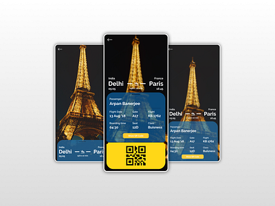 Daily UI #024 Boarding Pass